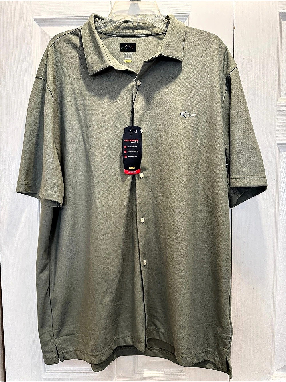 Greg Norman Play Dry Performance Polo Men's Green XXL Tall